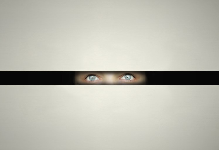 Watching throw a slit